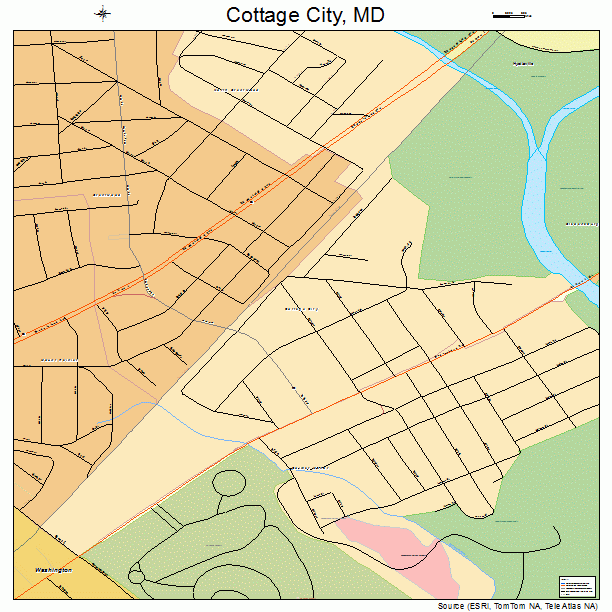 Cottage City, MD street map