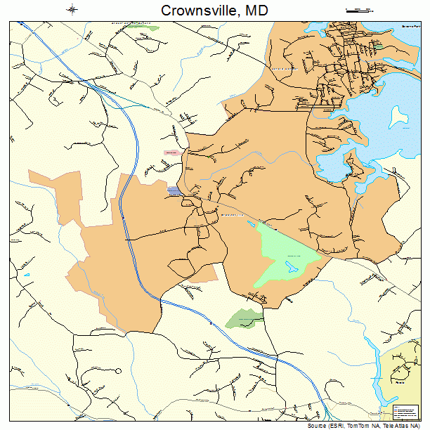 Crownsville, MD street map