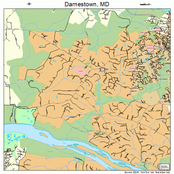 Darnestown, MD street map