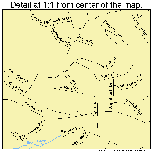 Chesapeake Ranch Estates-Drum Point, Maryland road map detail