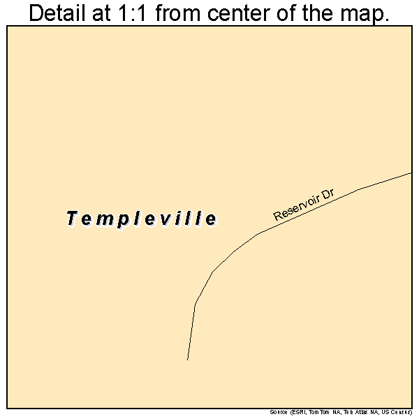 Templeville, Maryland road map detail