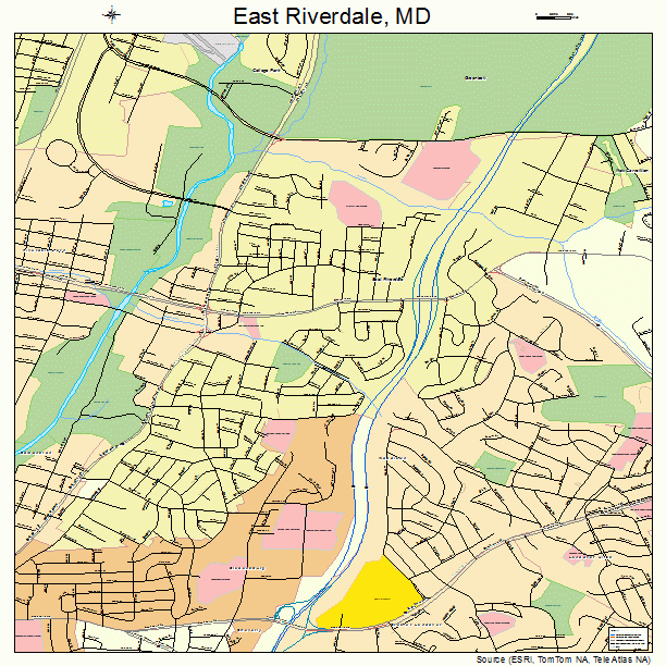 East Riverdale, MD street map