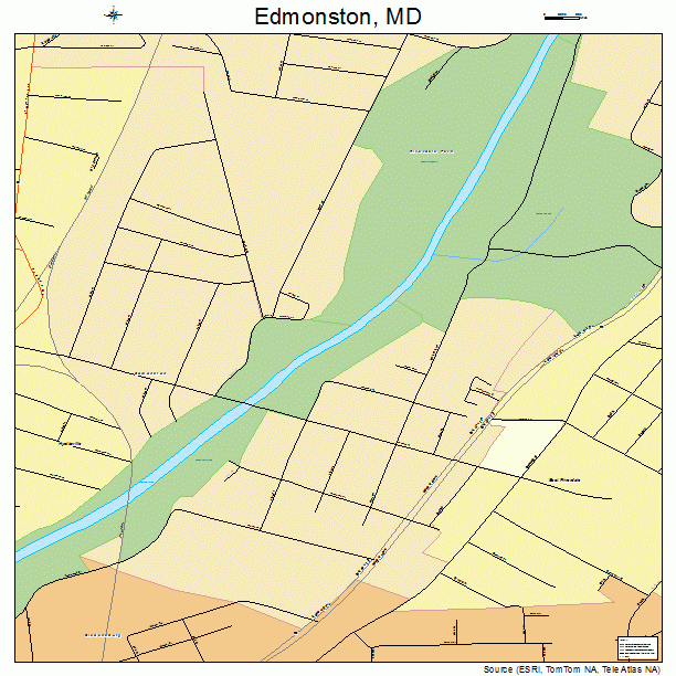Edmonston, MD street map