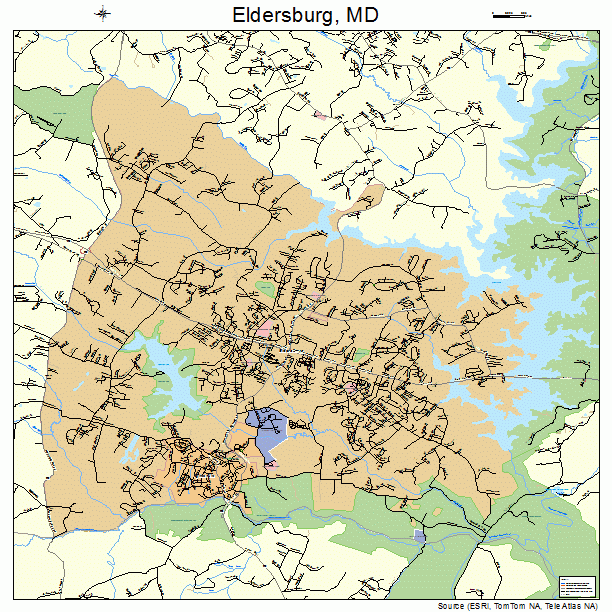 Eldersburg Maryland Street Map 2425575