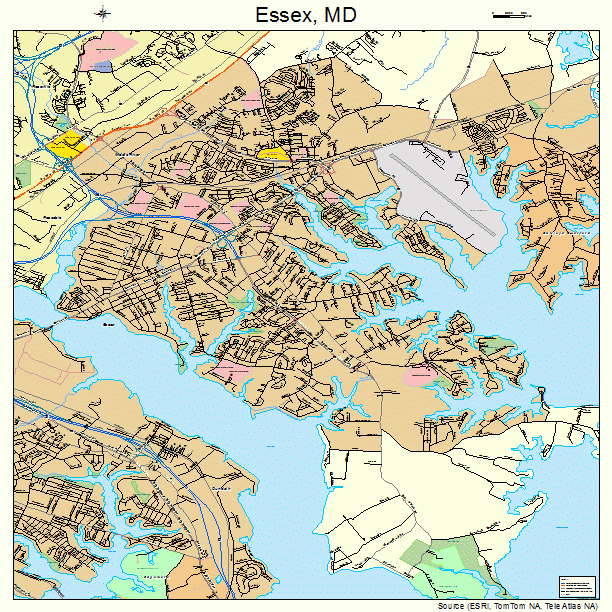 Essex, MD street map