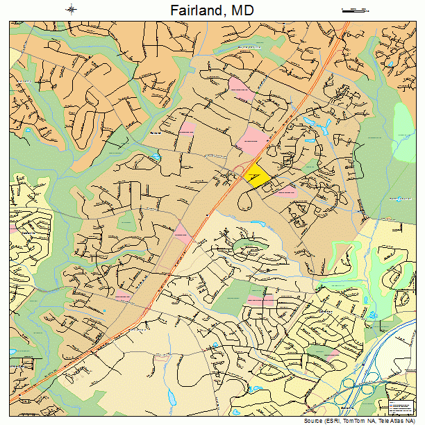 Fairland, MD street map