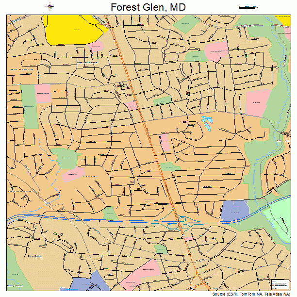 Forest Glen, MD street map