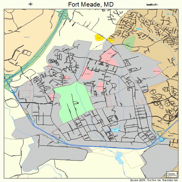 Fort Meade, MD street map