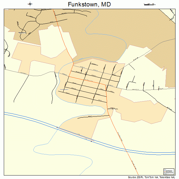 Funkstown, MD street map
