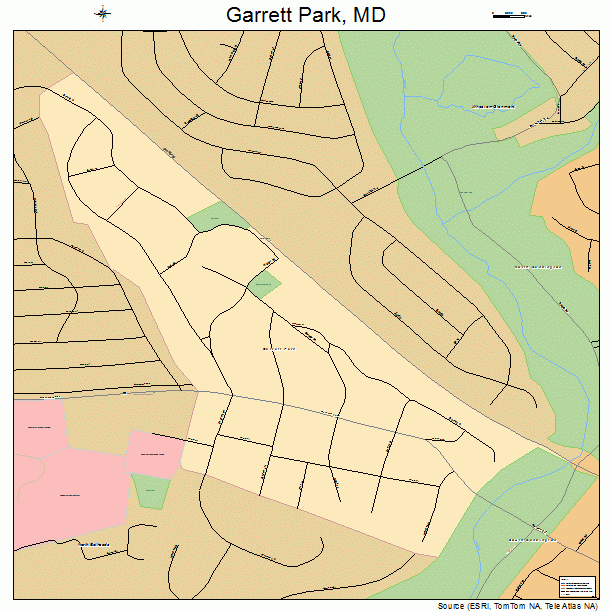Garrett Park, MD street map