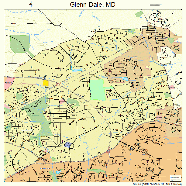 Glenn Dale, MD street map