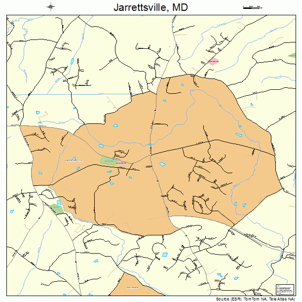 Jarrettsville, MD street map