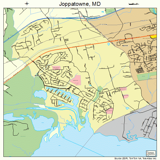Joppatowne, MD street map