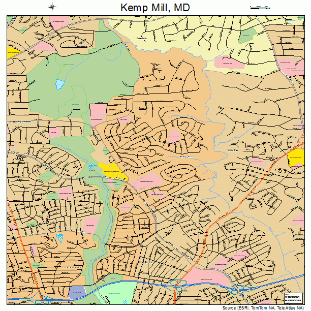 Kemp Mill, MD street map