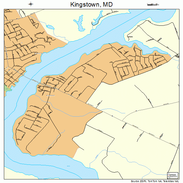 Kingstown, MD street map