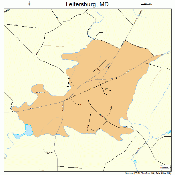 Leitersburg, MD street map