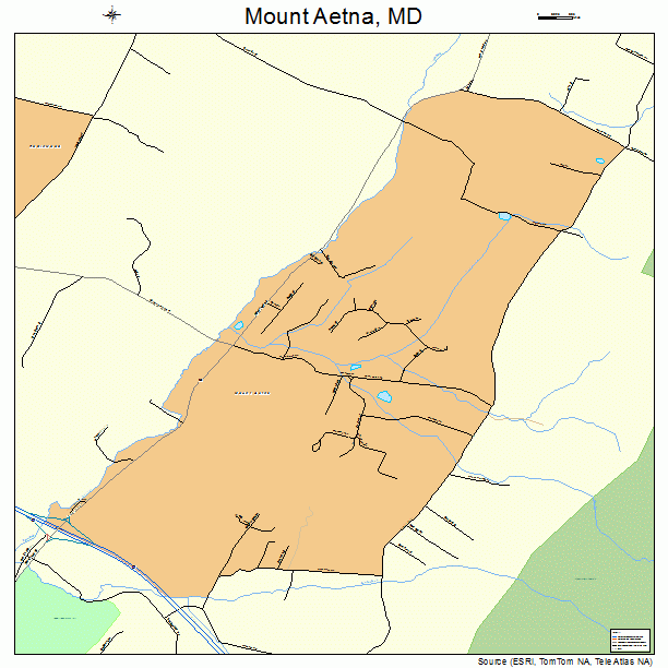 Mount Aetna, MD street map