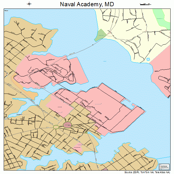 Naval Academy, MD street map