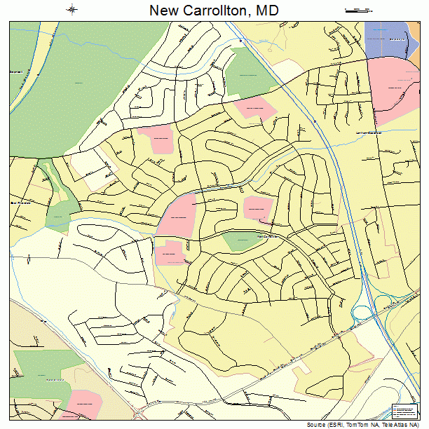 New Carrollton, MD street map