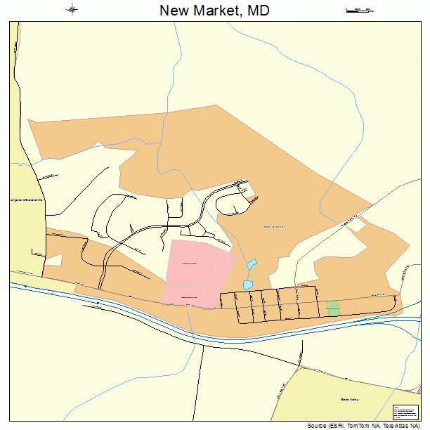 New Market, MD street map