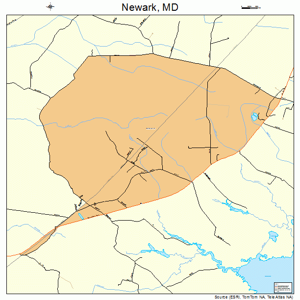 Newark, MD street map