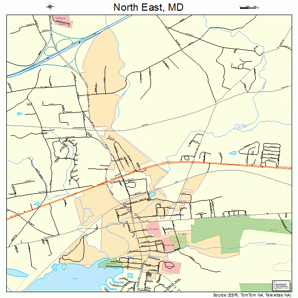 North East, MD street map