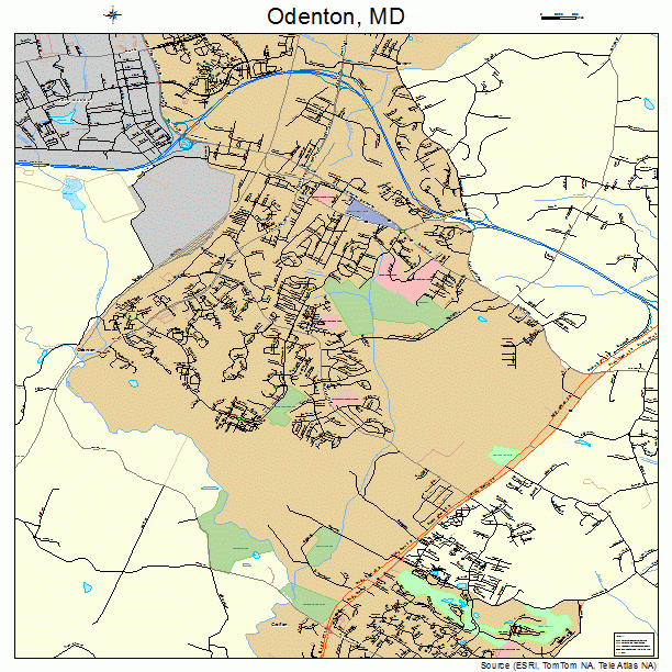 Odenton, MD street map