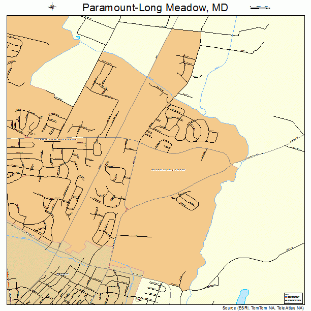 Paramount-Long Meadow, MD street map