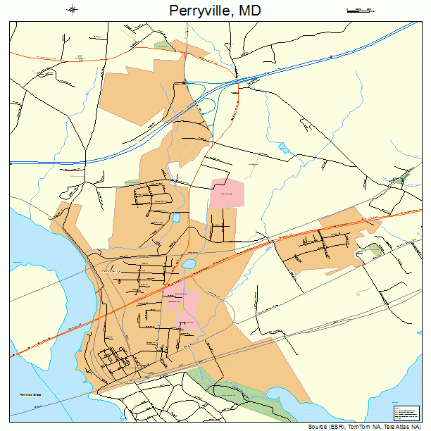 Perryville, MD street map