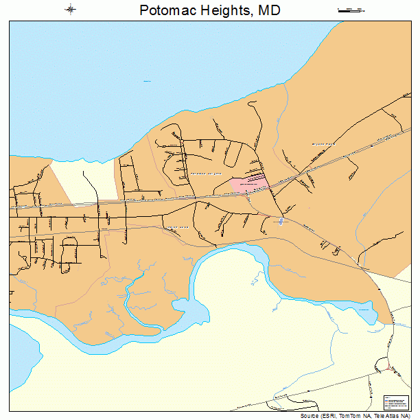 Potomac Heights, MD street map