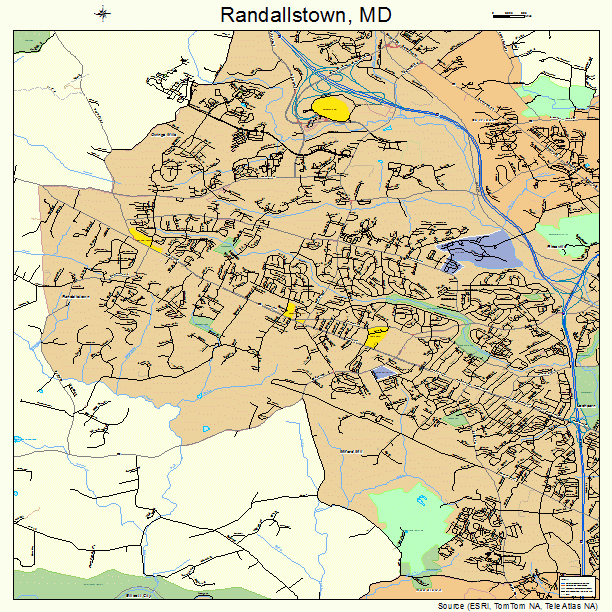 Randallstown, MD street map