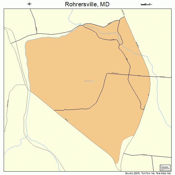 Rohrersville, MD street map