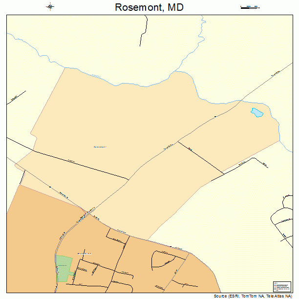 Rosemont, MD street map