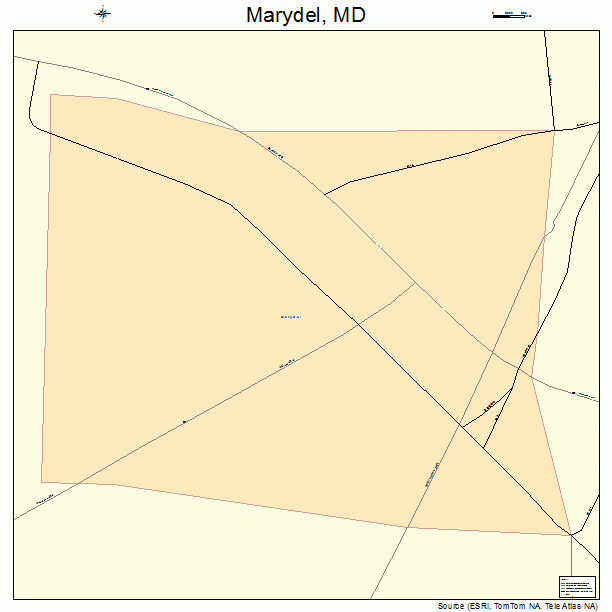 Marydel, MD street map