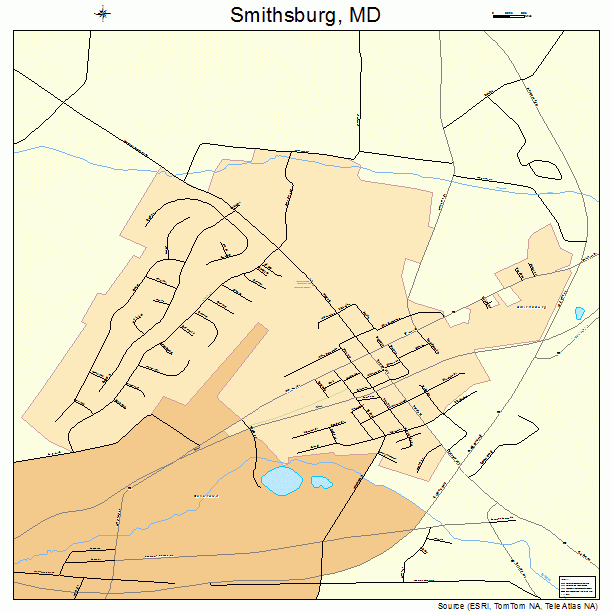 Smithsburg, MD street map