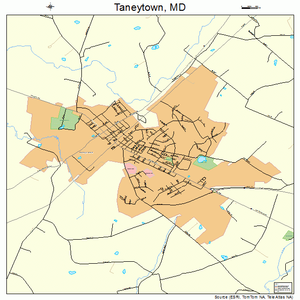 Taneytown, MD street map