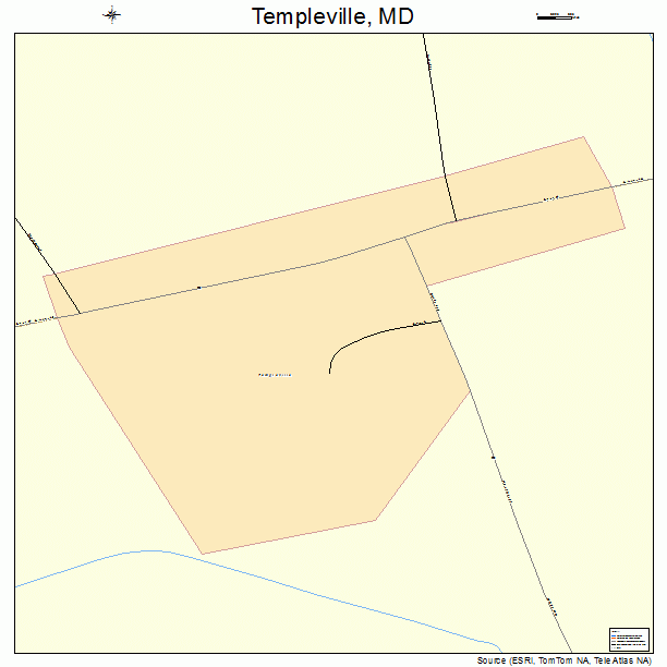 Templeville, MD street map