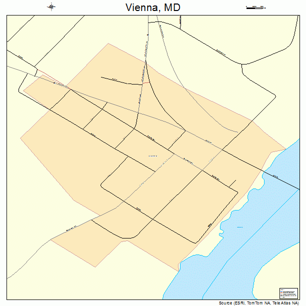 Vienna, MD street map