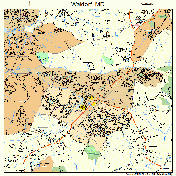 Waldorf, MD street map