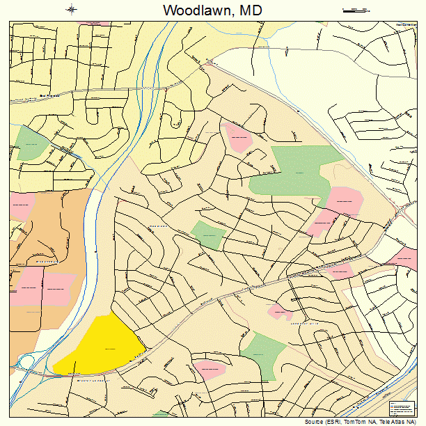 Woodlawn, MD street map