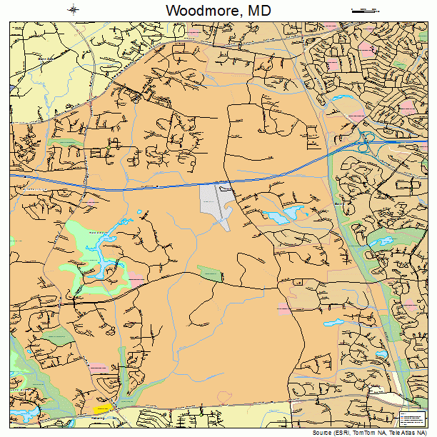 Woodmore, MD street map