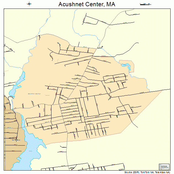 Acushnet Center, MA street map