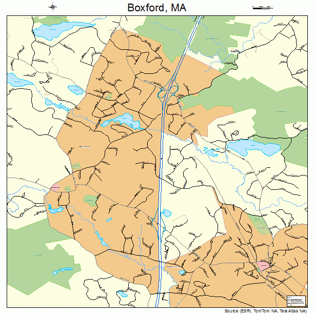 Boxford, MA street map