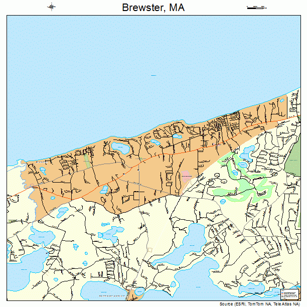 Brewster, MA street map