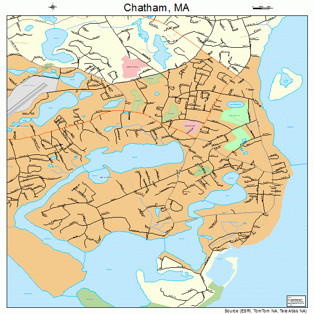 Chatham, MA street map
