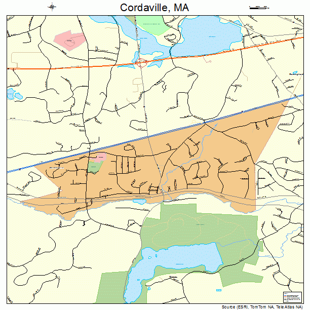 Cordaville, MA street map