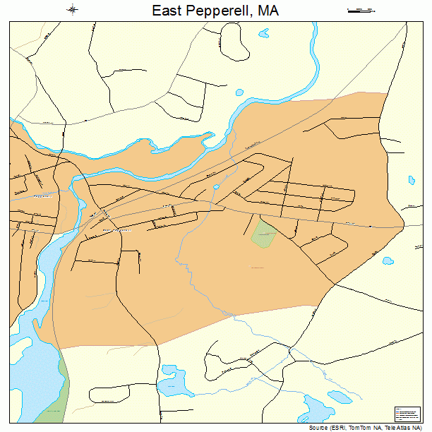 East Pepperell, MA street map