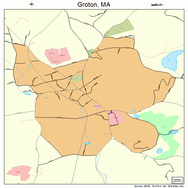 Groton, MA street map