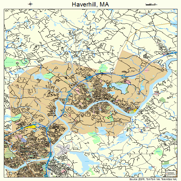 Haverhill, MA street map