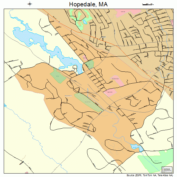 Hopedale, MA street map